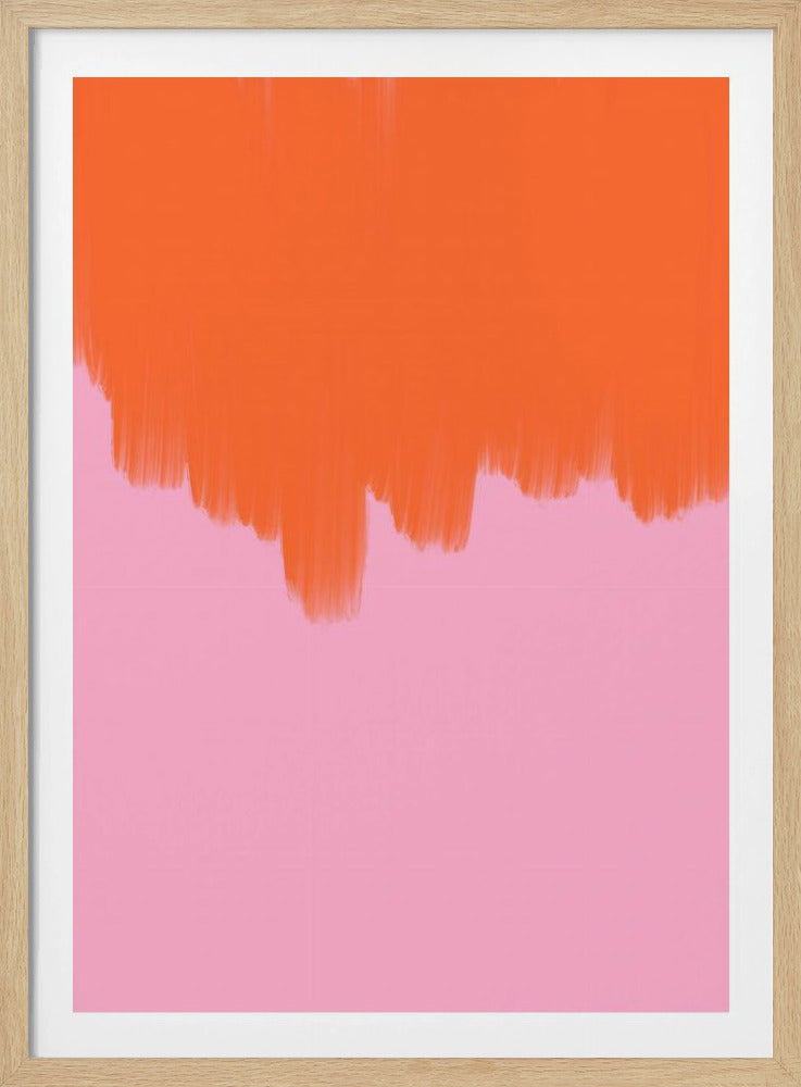 Orange Over Blossom | Poster