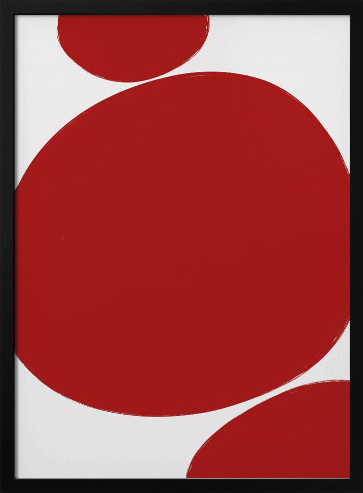 Bold Red Circles | Poster