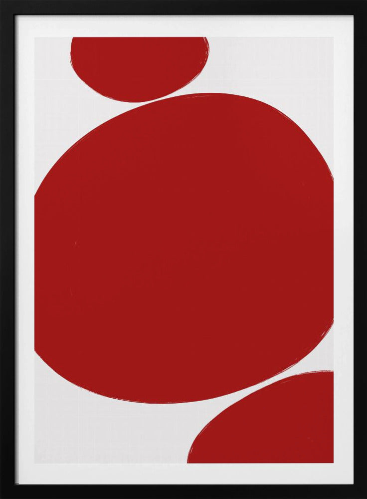 Bold Red Circles | Poster