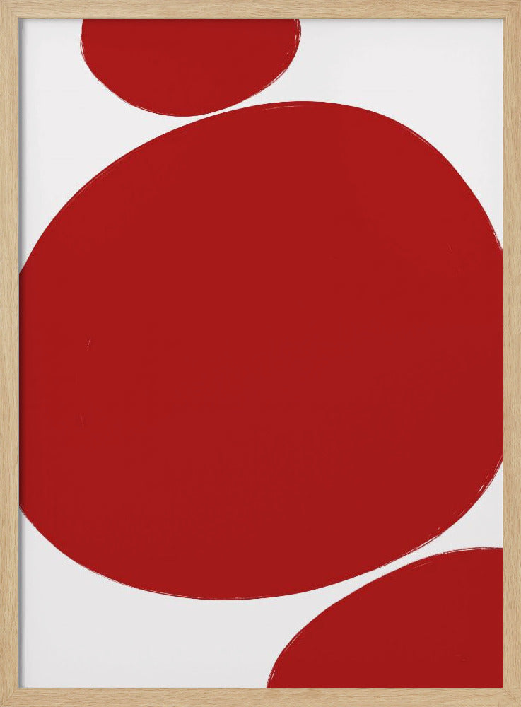 Bold Red Circles | Poster