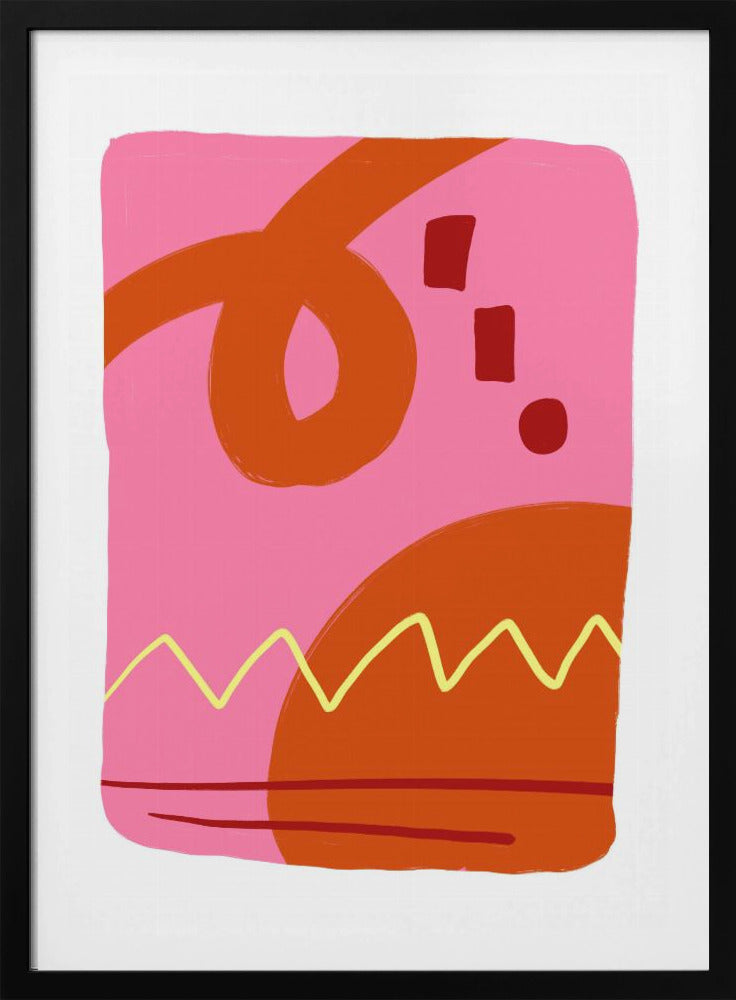 Gedurfde geometrische vormen | Poster