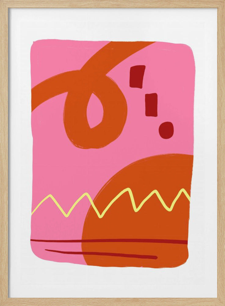 Gedurfde geometrische vormen | Poster
