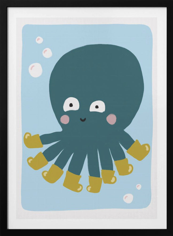 Plezier met gelaarsde octopus | Poster