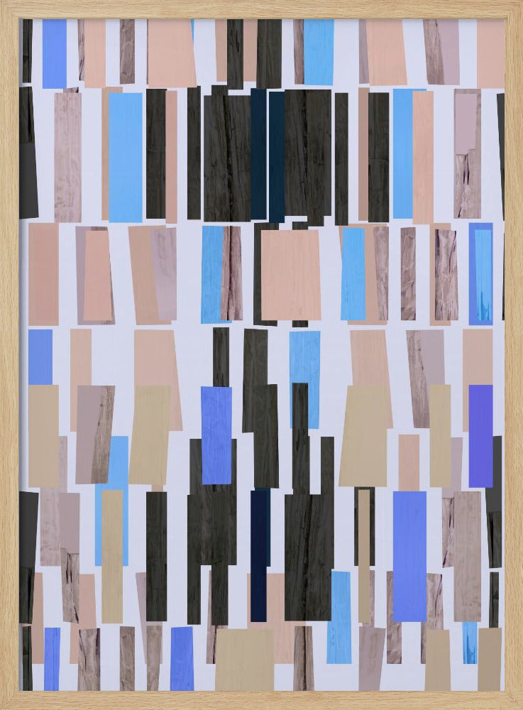 Kleurenblokcompositie | Poster