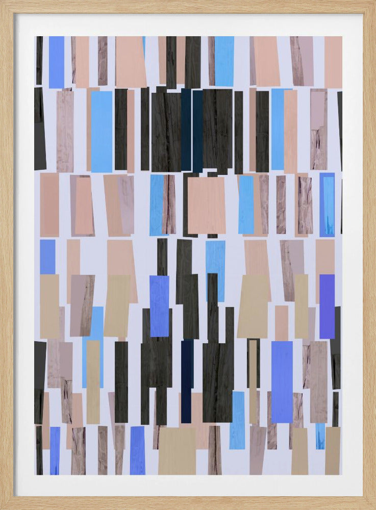 Kleurenblokcompositie | Poster