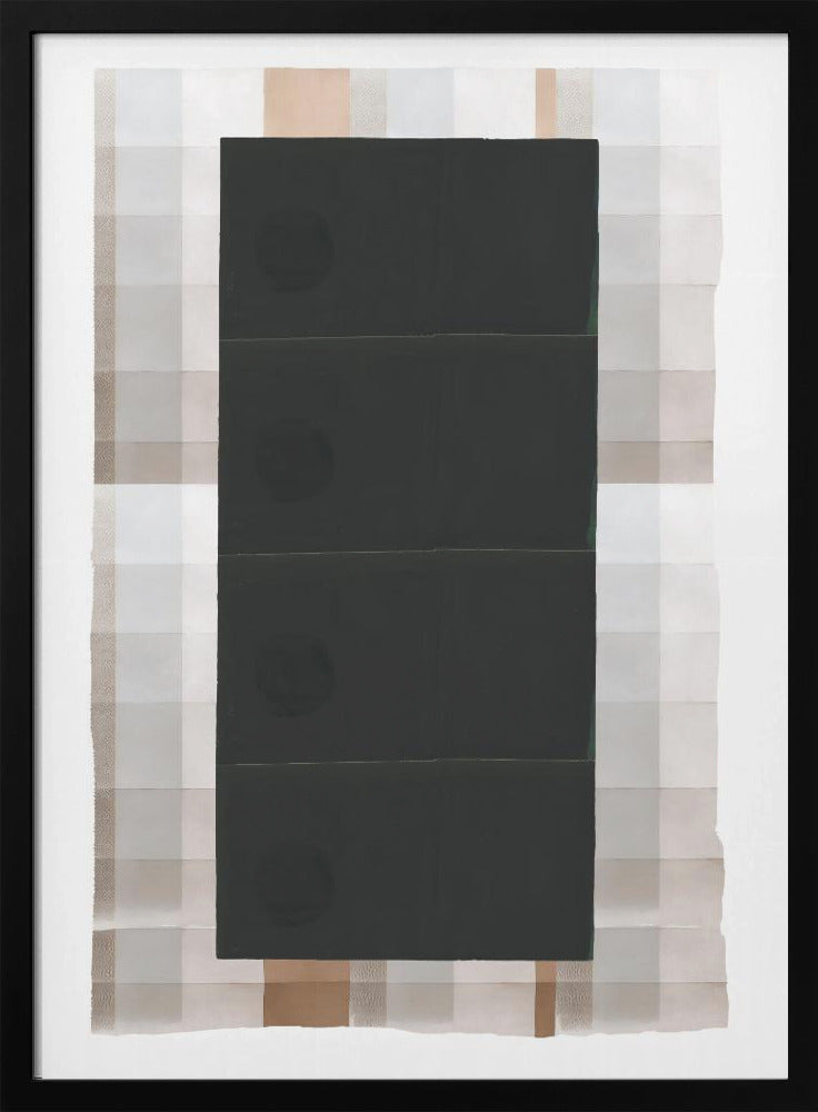 Monochroom mozaïek | Poster