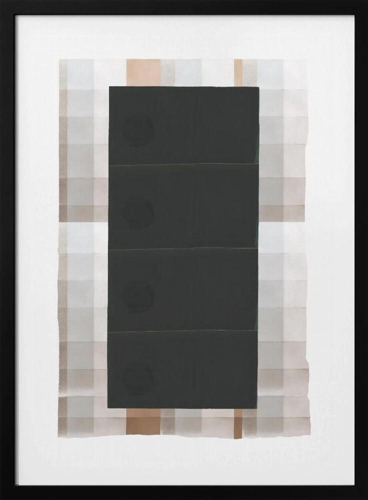 Monochroom mozaïek | Poster