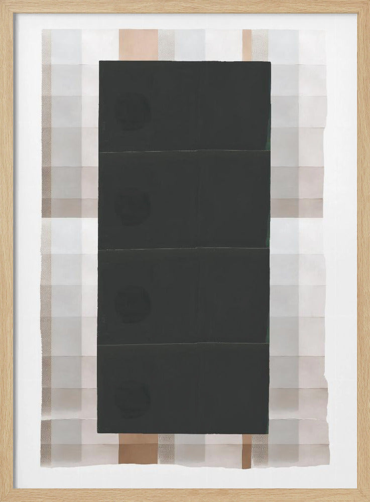 Monochroom mozaïek | Poster