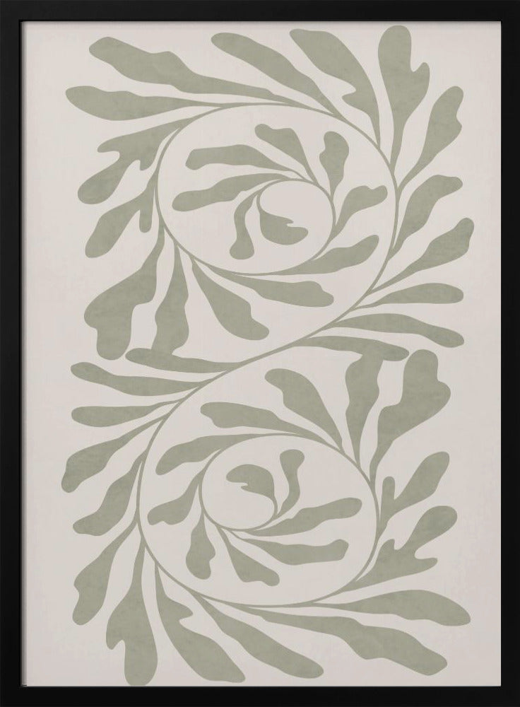 Olijfgroen Abstract | Poster