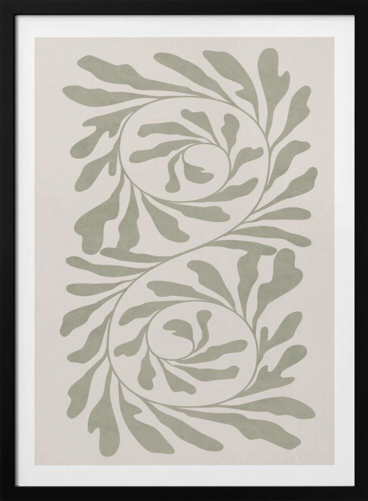 Olijfgroen Abstract | Poster
