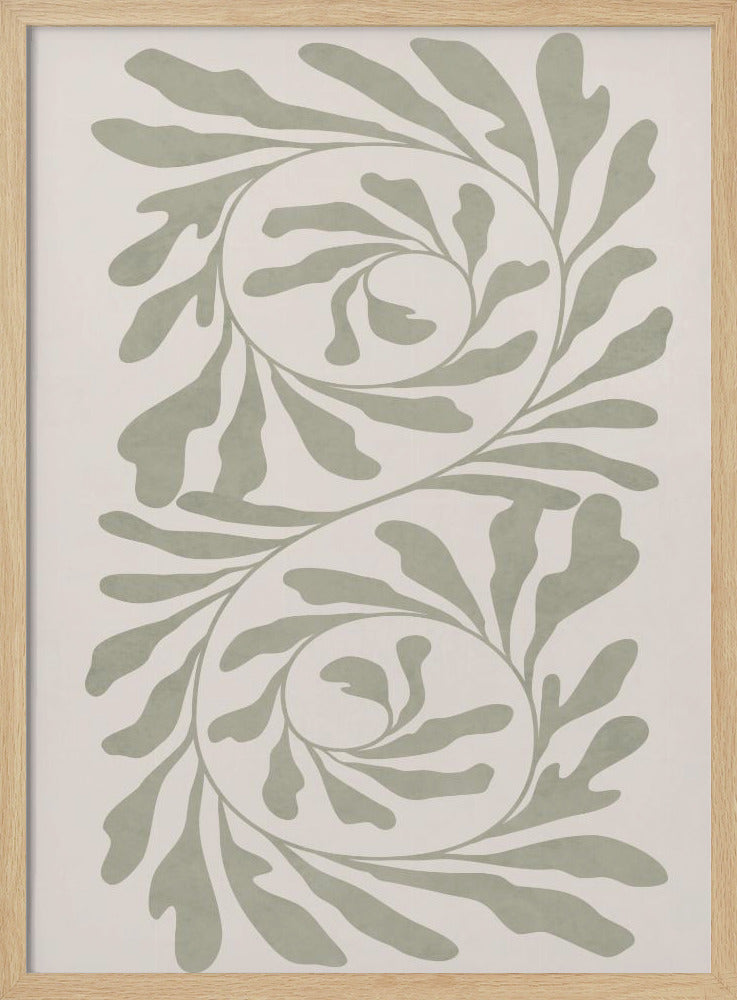 Olijfgroen Abstract | Poster