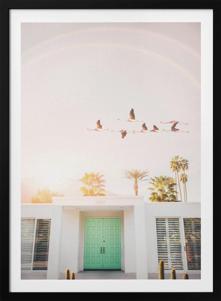 Flamingo's in Palm Springs | Poster
