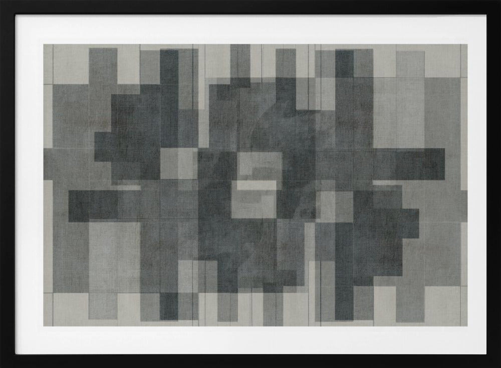 Mid-Century Modern in grijstinten | Poster