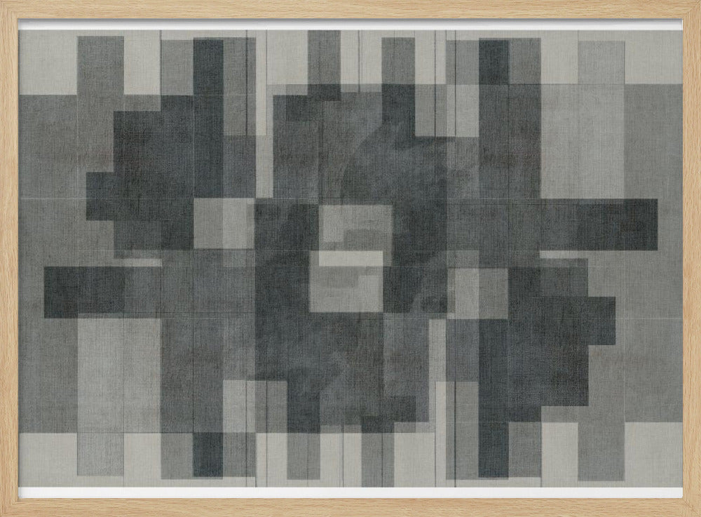 Mid-Century Modern in grijstinten | Poster