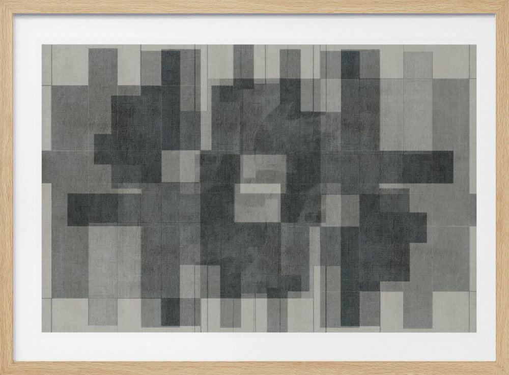 Mid-Century Modern in grijstinten | Poster