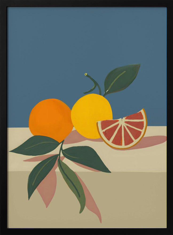 Orange and Yellow Citrus Fruits | Poster