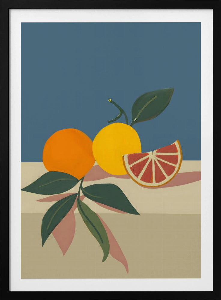 Orange and Yellow Citrus Fruits | Poster