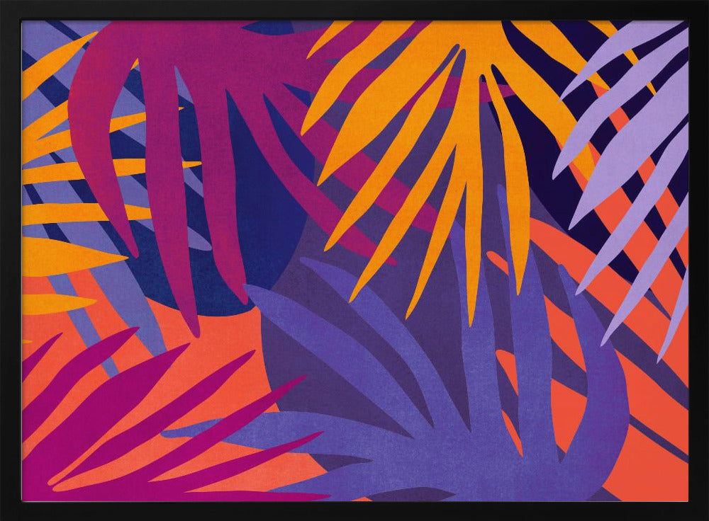 Levendige junglebladeren | Poster
