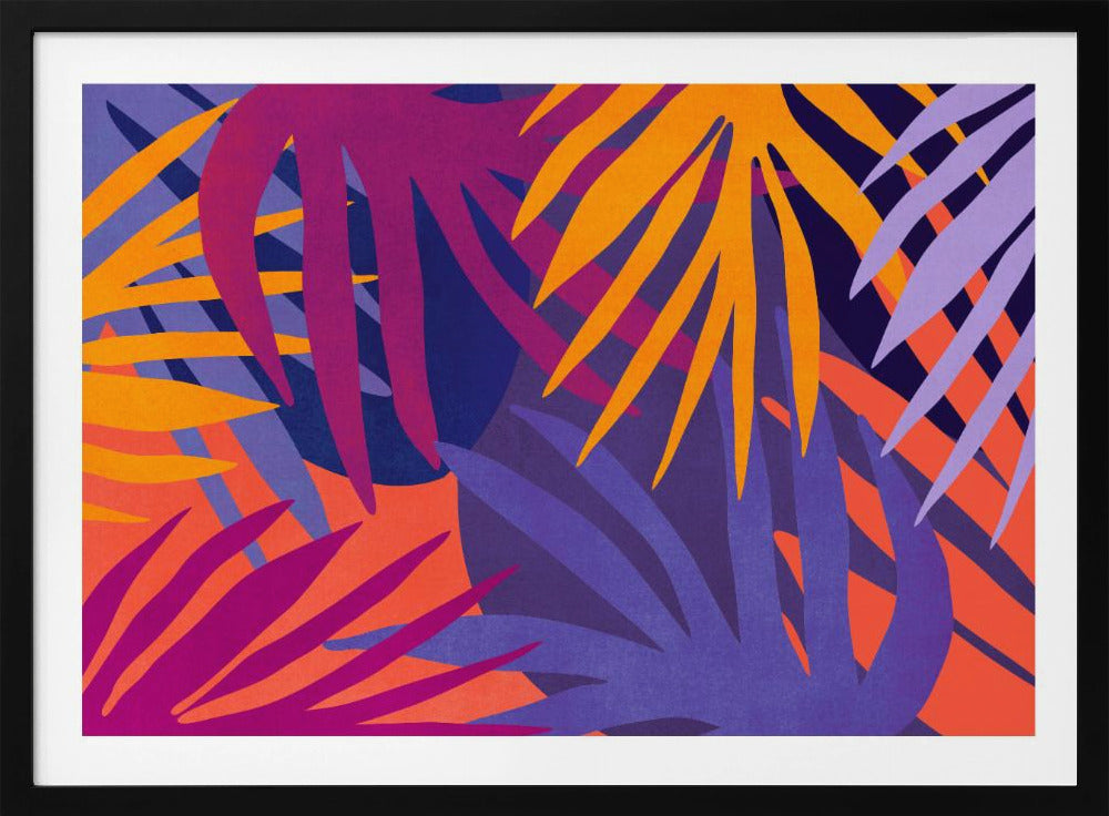 Levendige junglebladeren | Poster