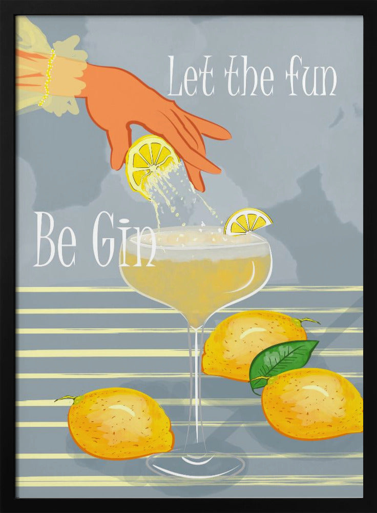 Laat de lol gin zijn | Poster