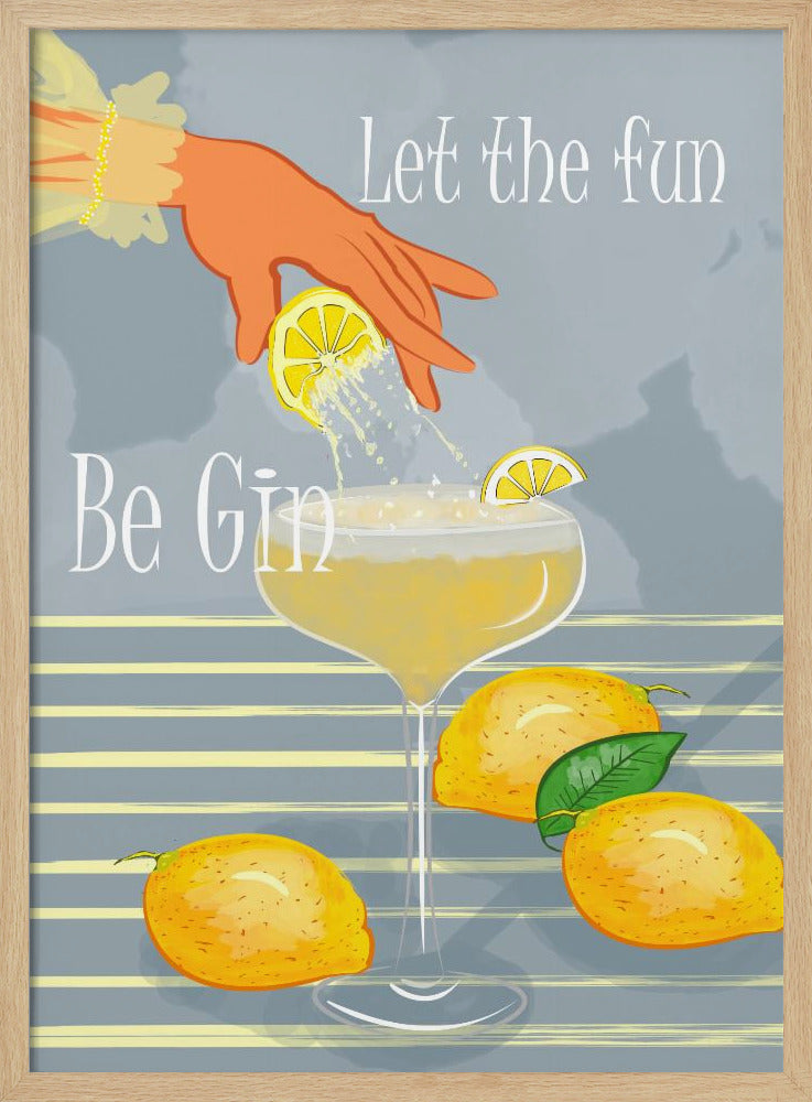 Laat de lol gin zijn | Poster