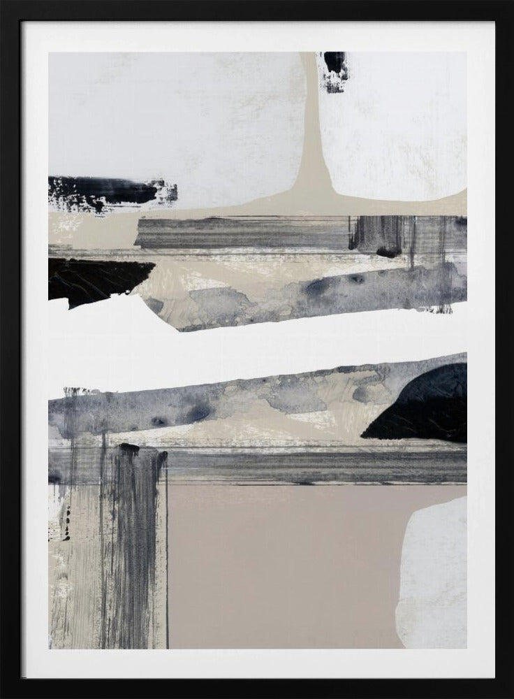 Neutrale geometrische abstractie | Poster