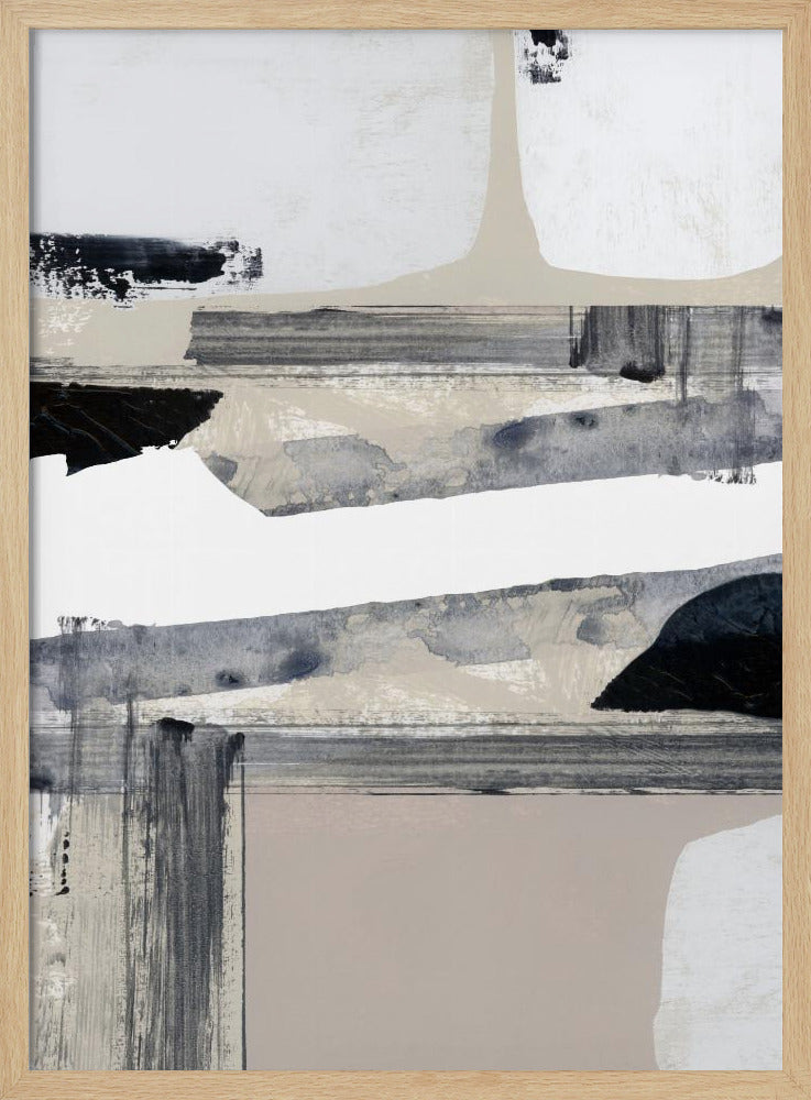 Neutrale geometrische abstractie | Poster