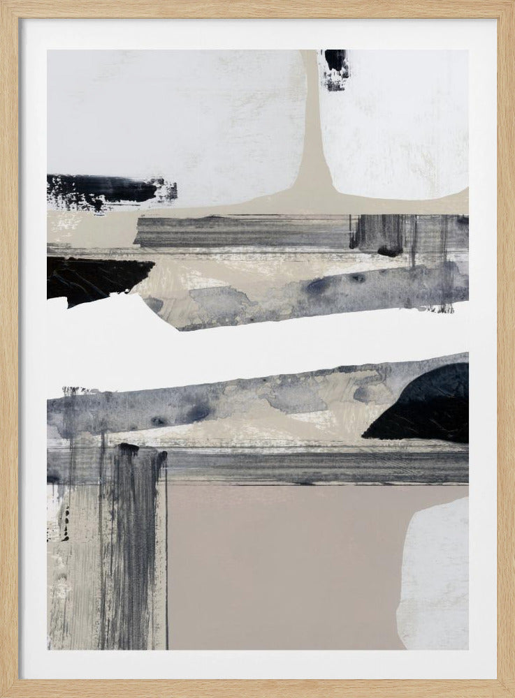 Neutrale geometrische abstractie | Poster