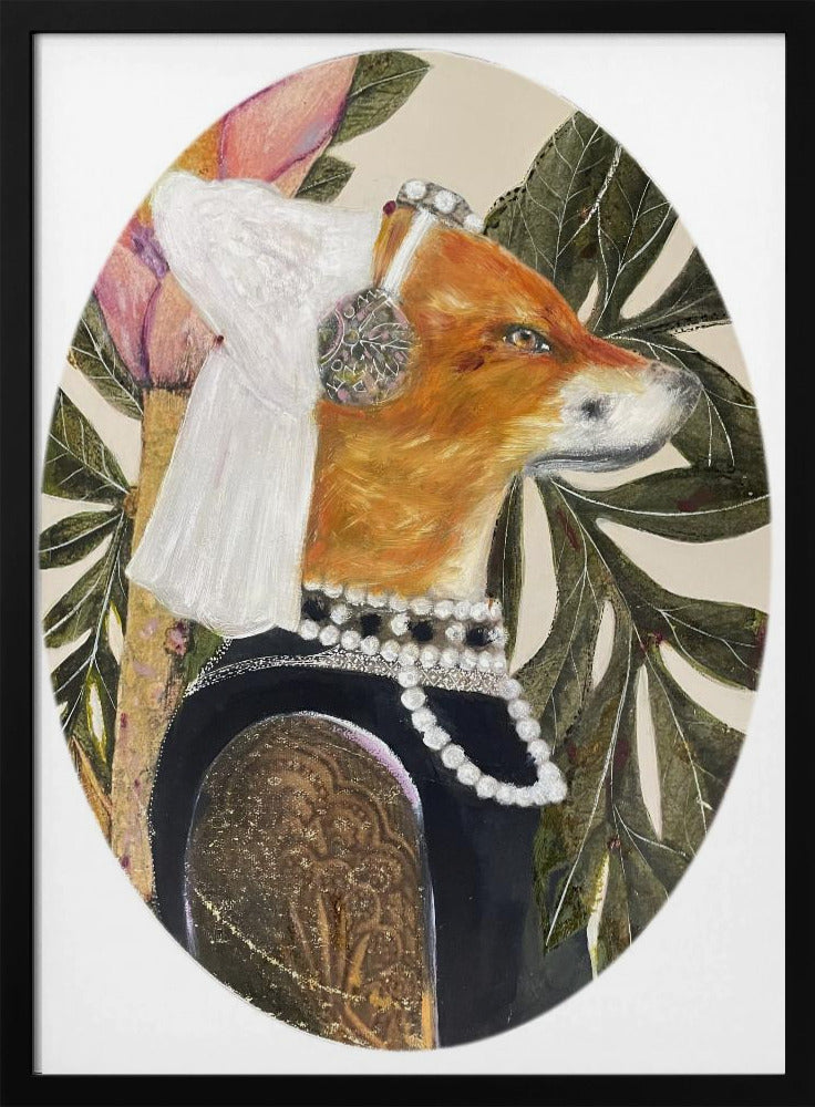 Vos gekleed in renaissancekleding | Poster