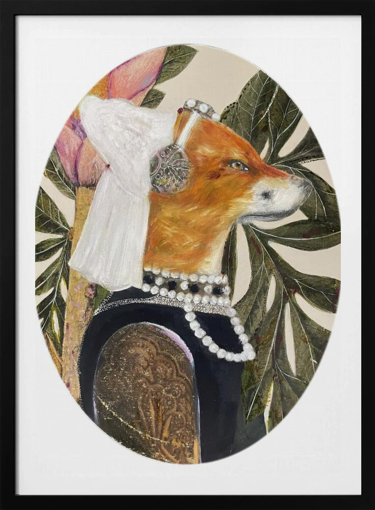 Vos gekleed in renaissancekleding | Poster