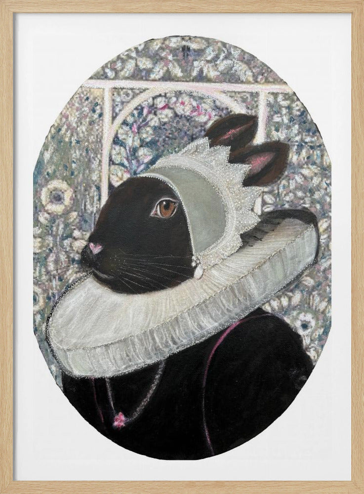 Koninklijk Konijnenportret | Poster