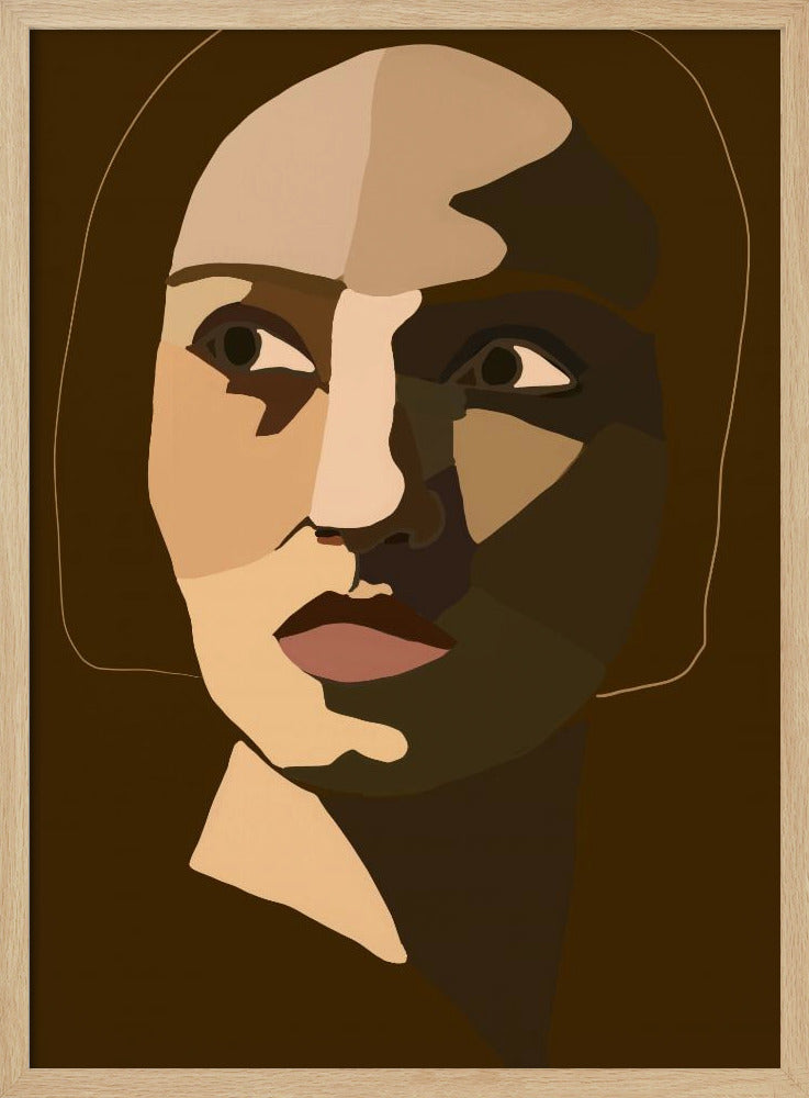 Portret van een vrouw | Poster