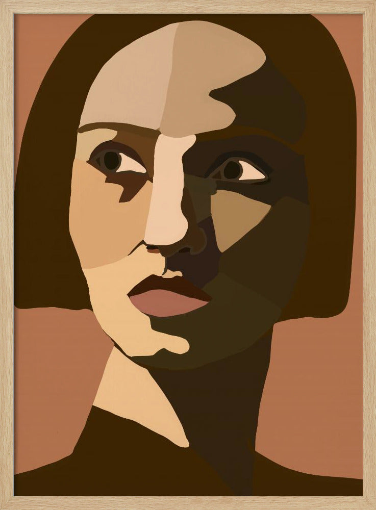 Portret van dame | Poster