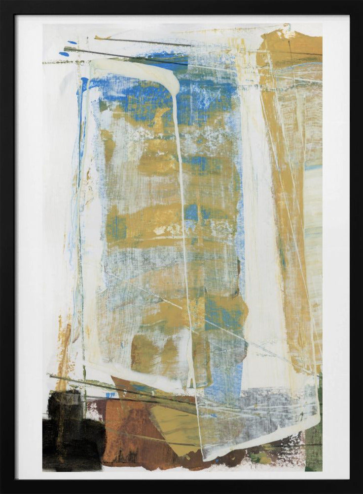 Earthy Tones And Vibrant Blues | Poster