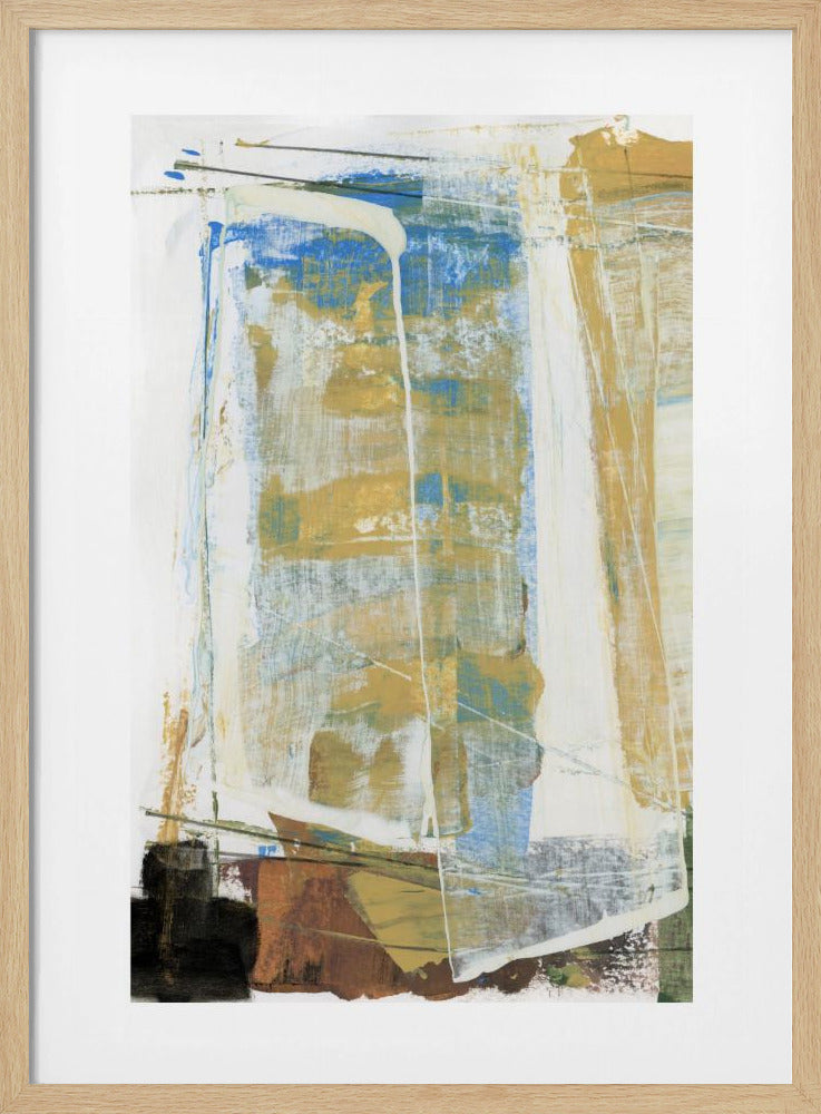 Earthy Tones And Vibrant Blues | Poster