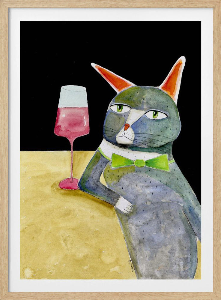 Kat aan de bar | Poster