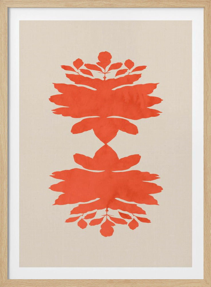 Symmetrische bloei | Poster
