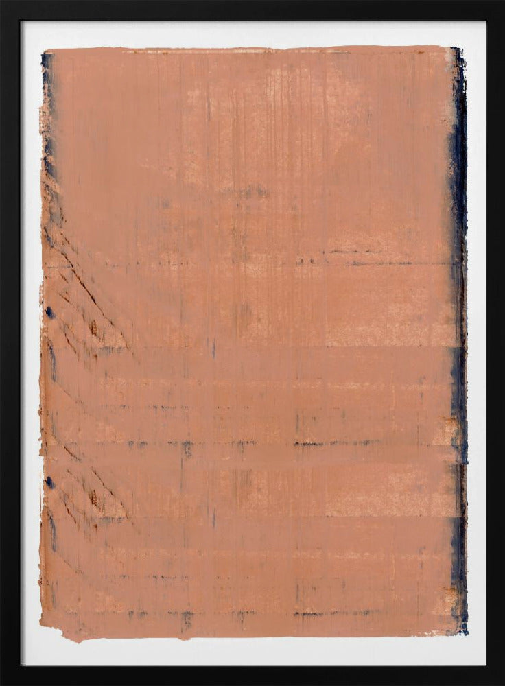 Gestructureerde abstractie in aardtinten | Poster