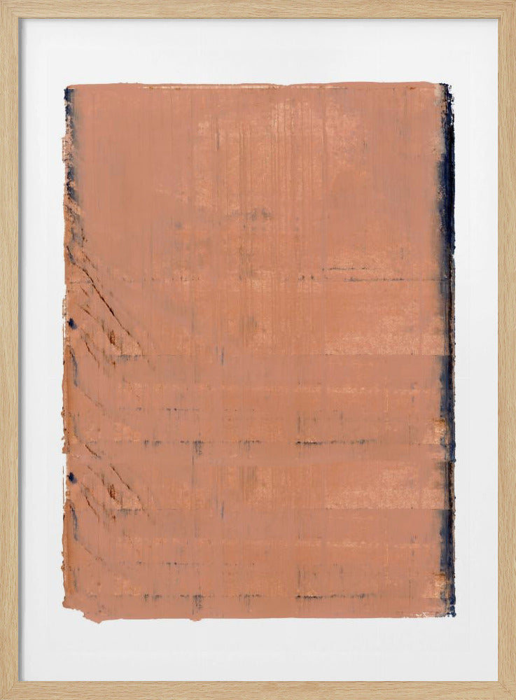 Gestructureerde abstractie in aardtinten | Poster