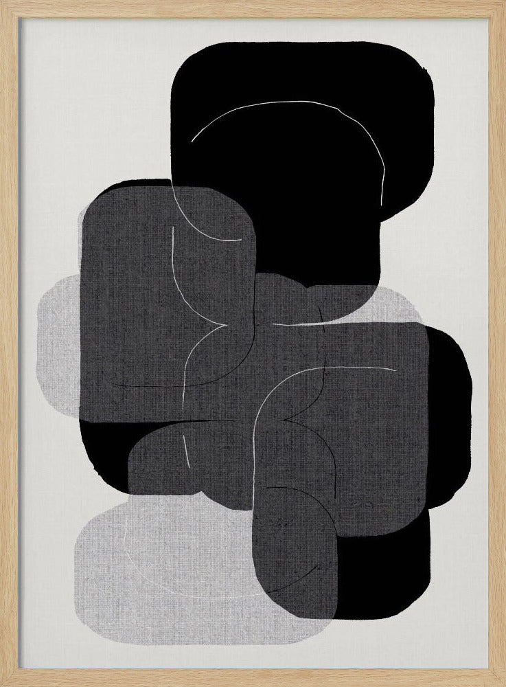 Monochrome lagen | Poster