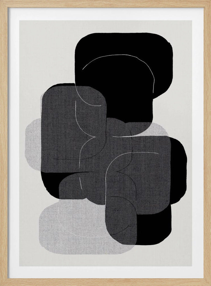 Monochrome lagen | Poster