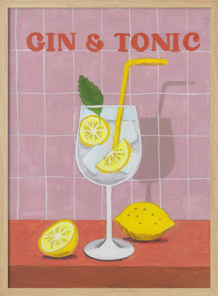 Gin-toniccocktail | Poster
