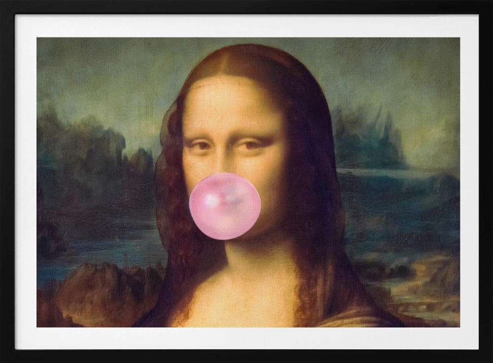 Mona Lisa Bubblegum | Poster