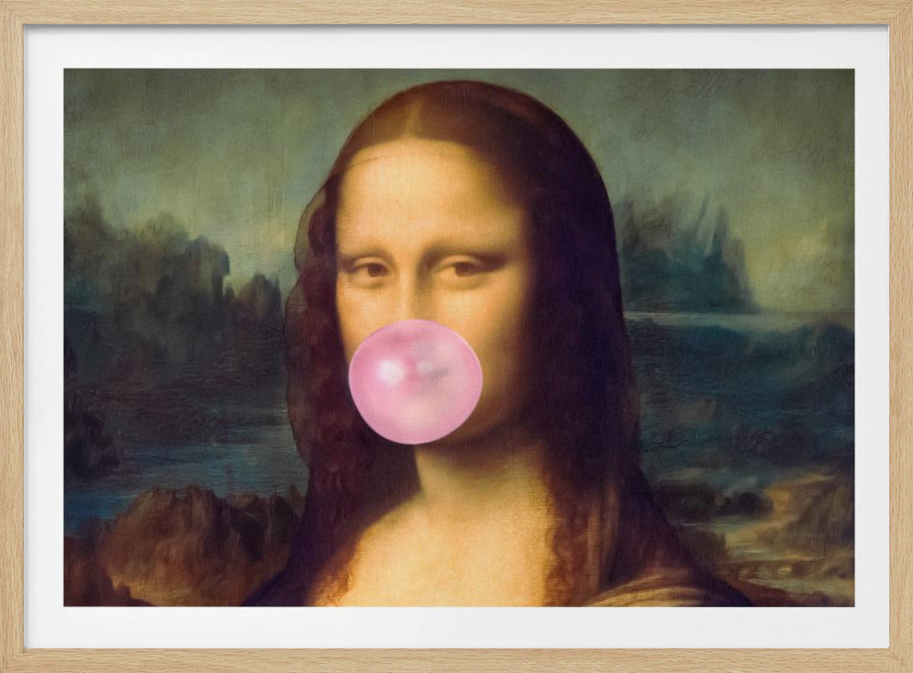 Mona Lisa Bubblegum | Poster
