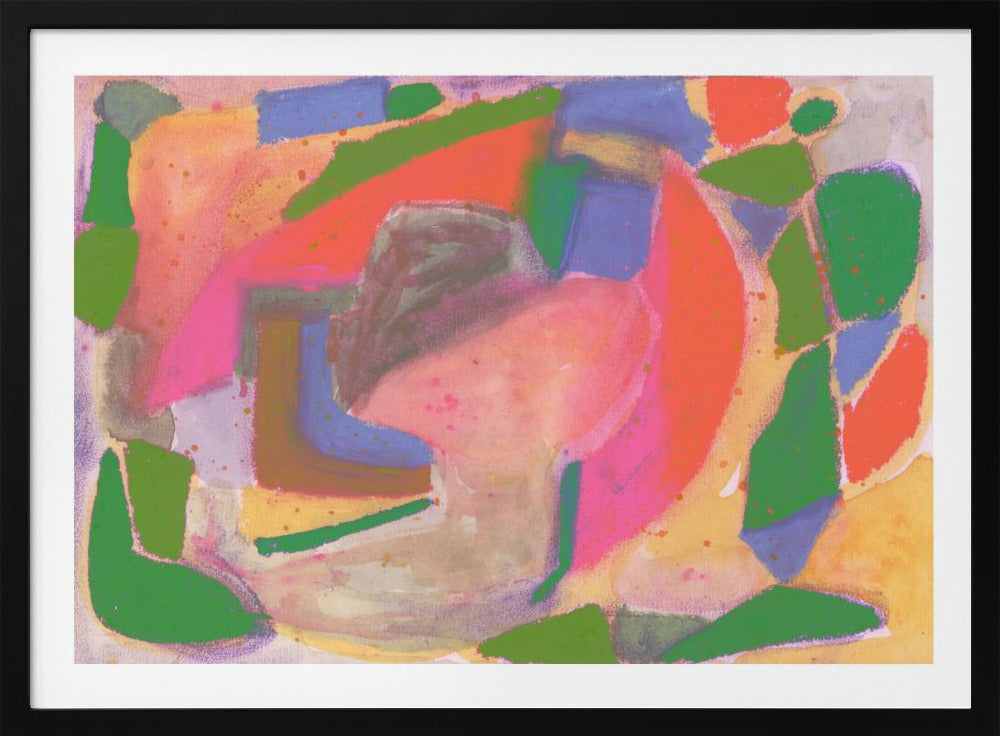 Aquarel & pastel Abstract | Poster