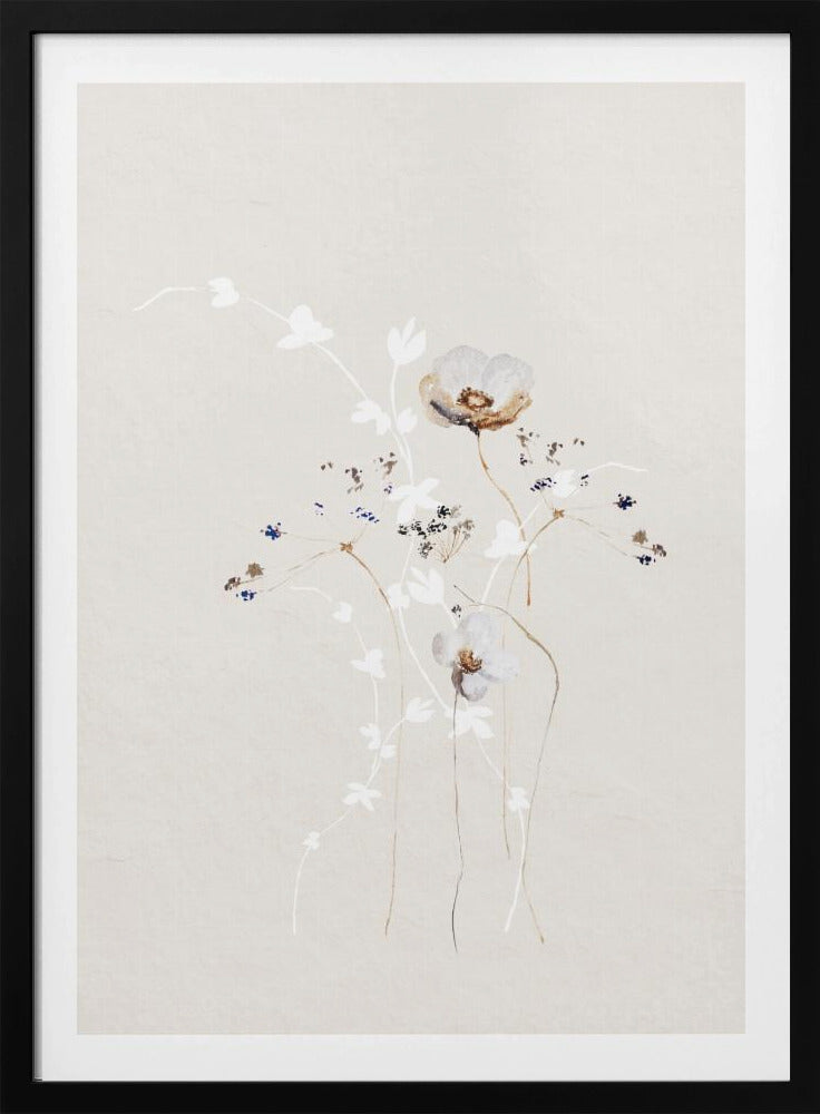 Hemelse bloemen met subtiele tinten | Poster