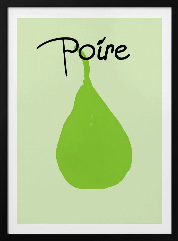 Groene Perengenot | Poster