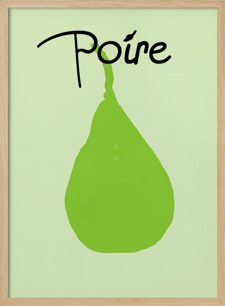 Groene Perengenot | Poster