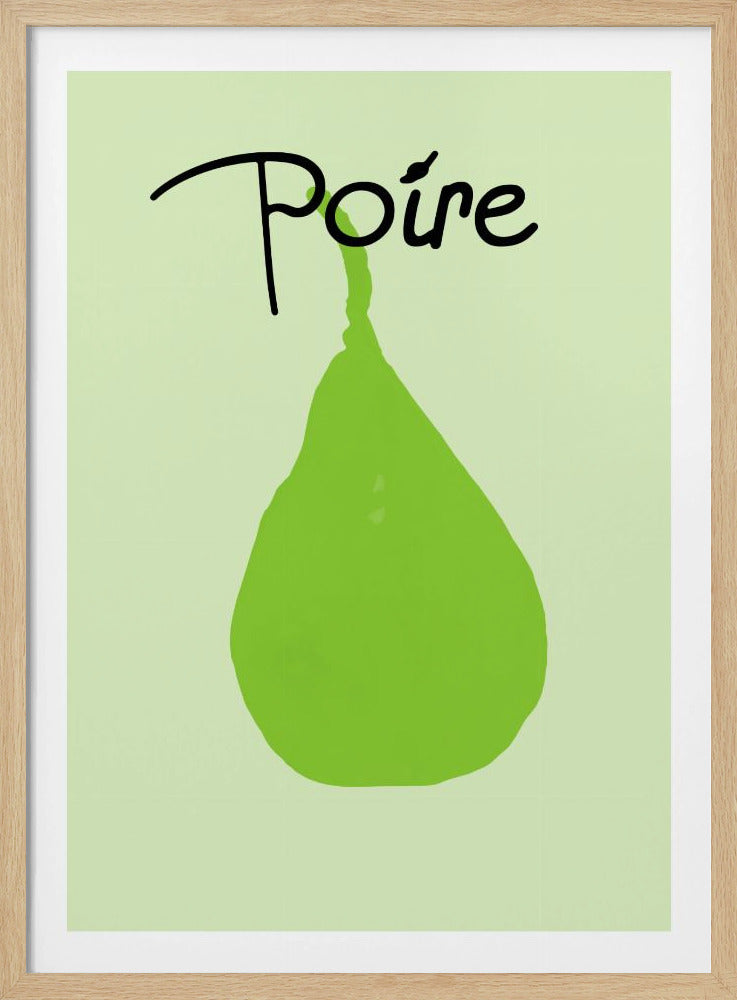 Groene Perengenot | Poster