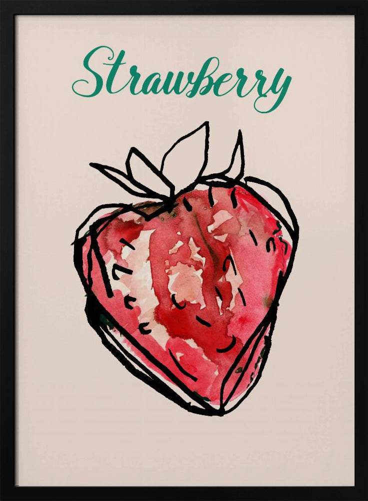 Aardbeiencharme | Poster